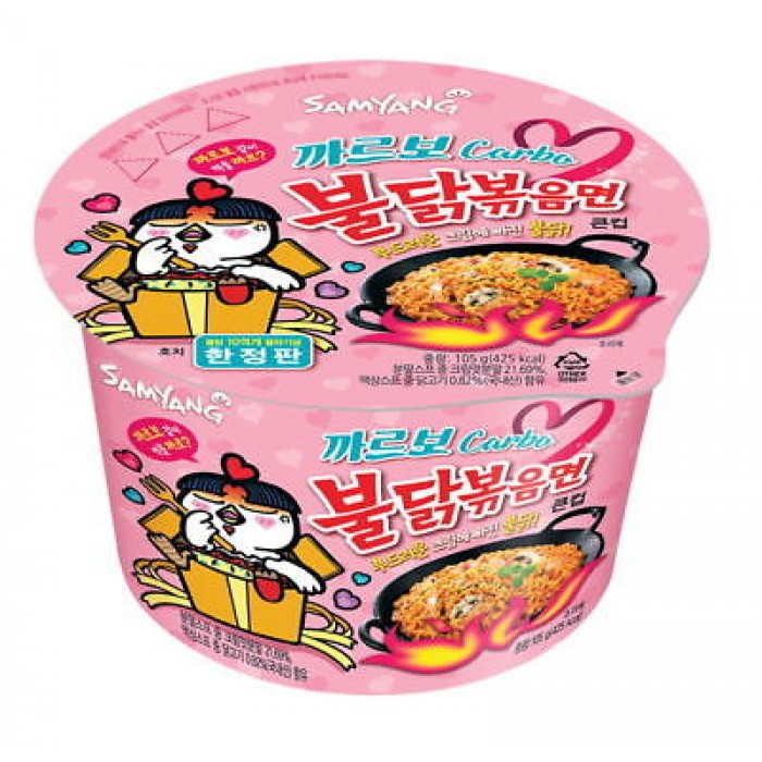 JP002 Samyang Hot Chicken Carbonara Big Bowl 105g
